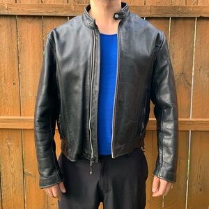 Men’s Leather Biker Jacket